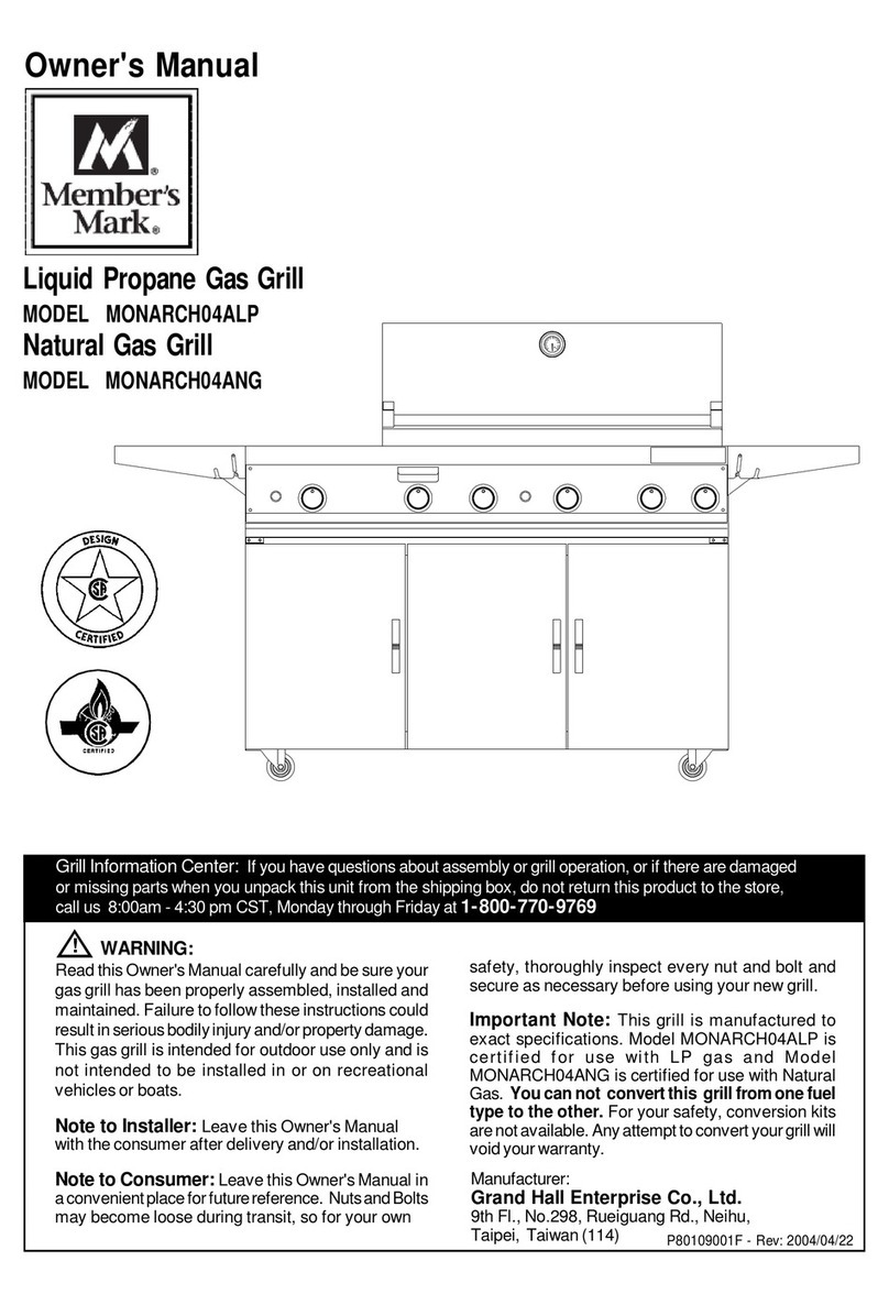 Members Mark MONARCH04ALP owner's manual