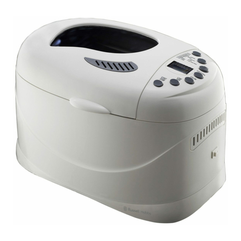 Russell Hobbs Bakers Delight RHBM1500 Instructions and warranty information