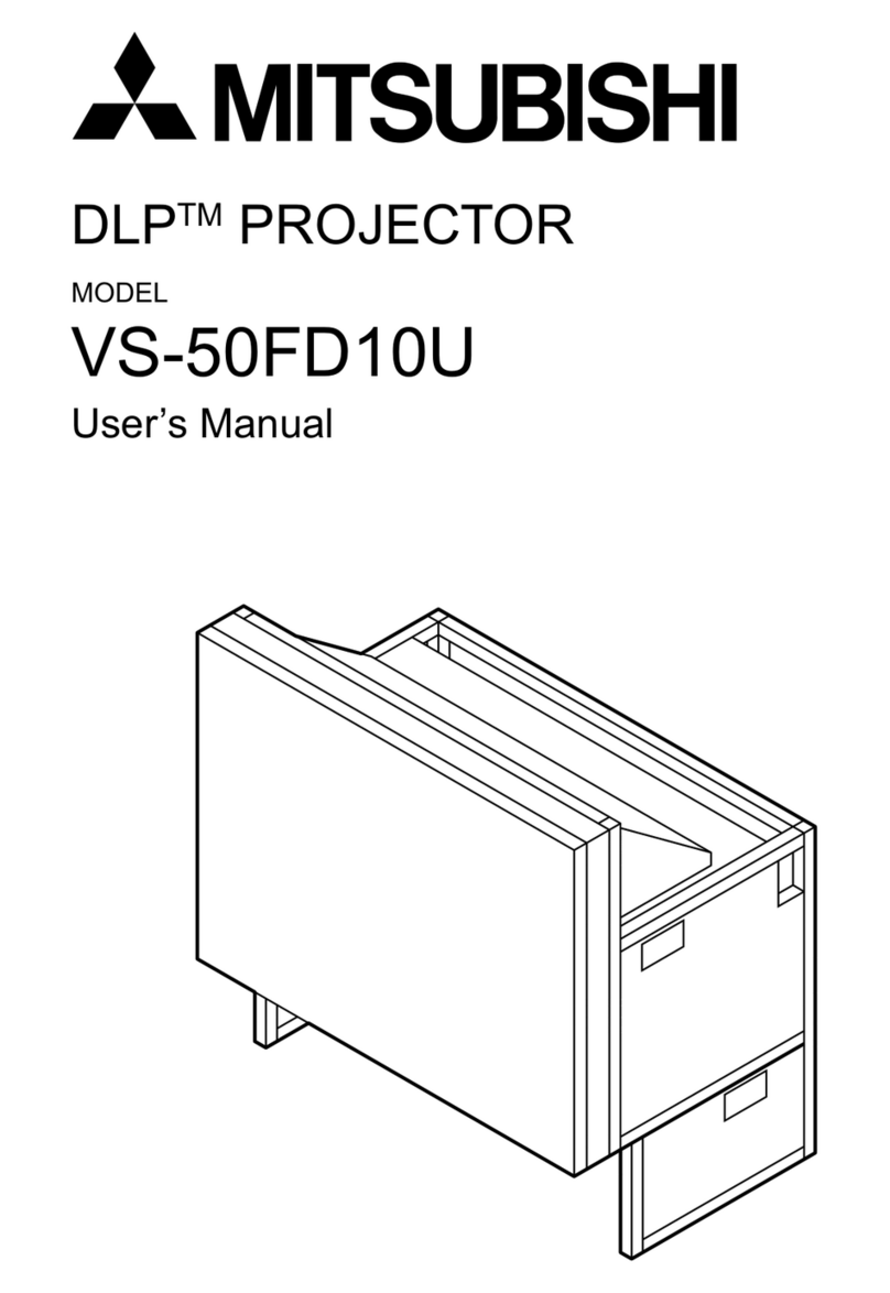 Mitsubishi VS-50FD10U User manual