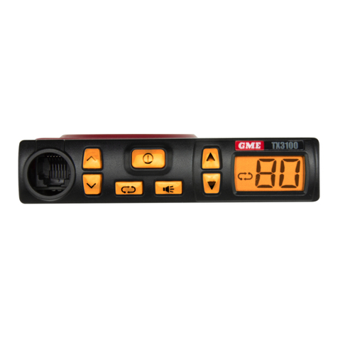 GME TX3100 User manual