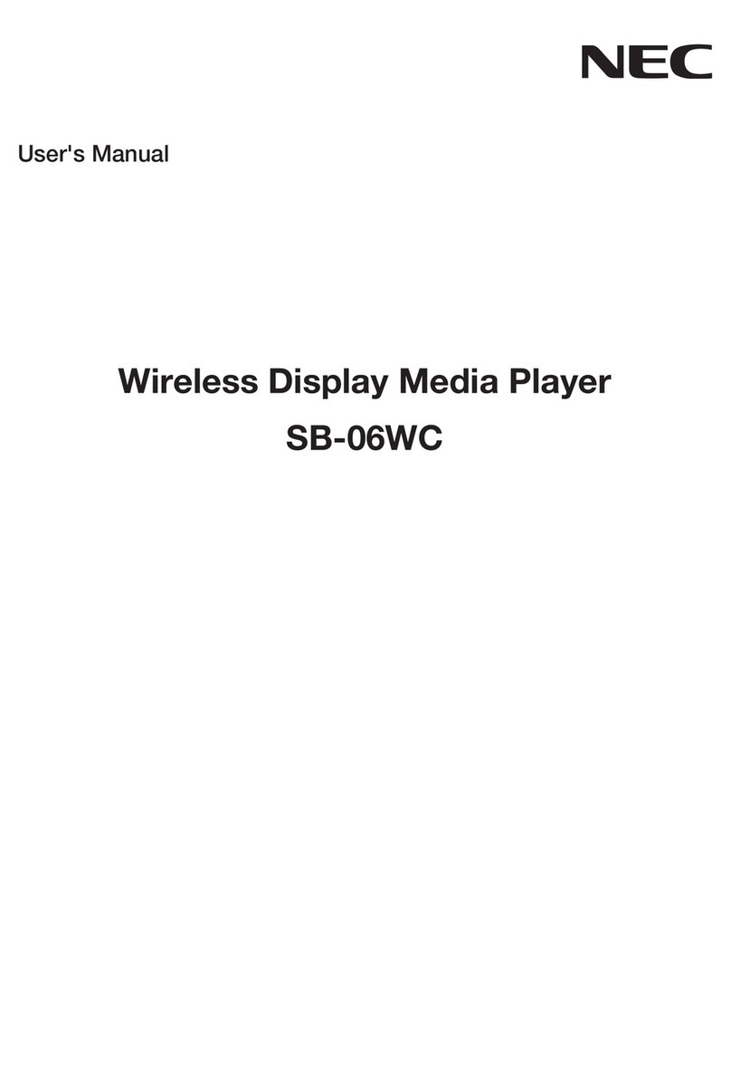NEC SB-06WC user manual