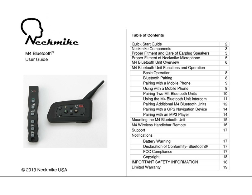 Neckmike M4 user guide