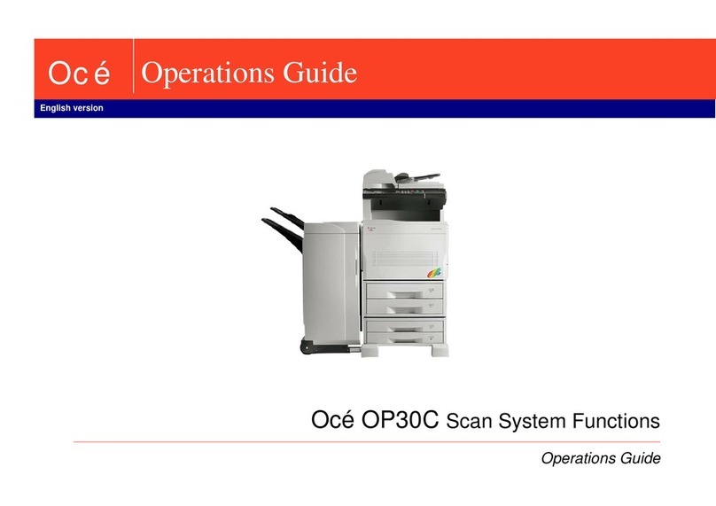 Oce OP30C User manual