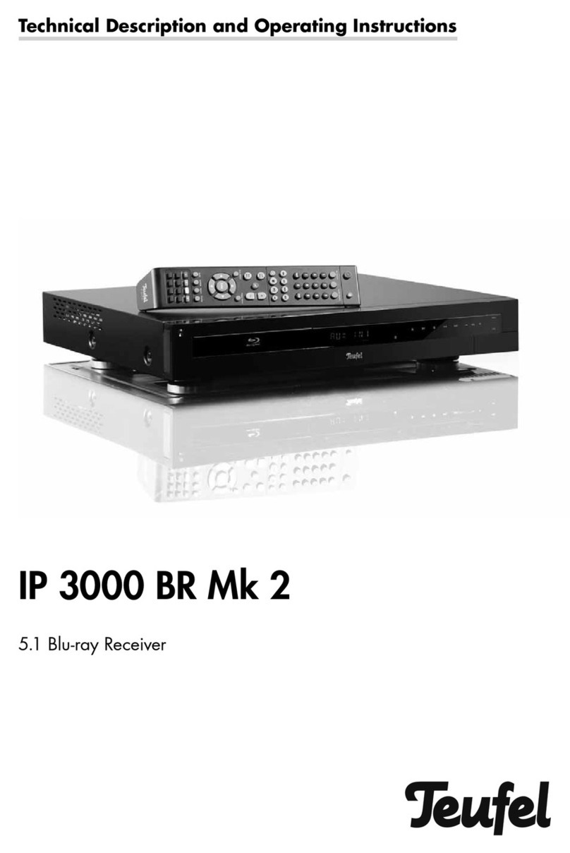 Teufel IP 3000 BR Mk 2 Technical description and operating instructions
