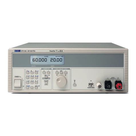 TTI QPX1200 User manual