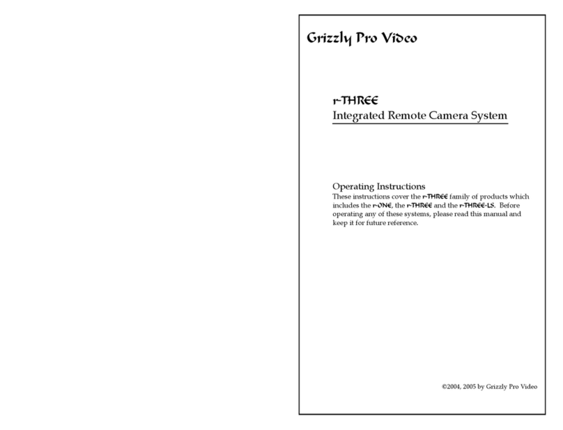 Grizzly Pro Video r-THREE operating instructions