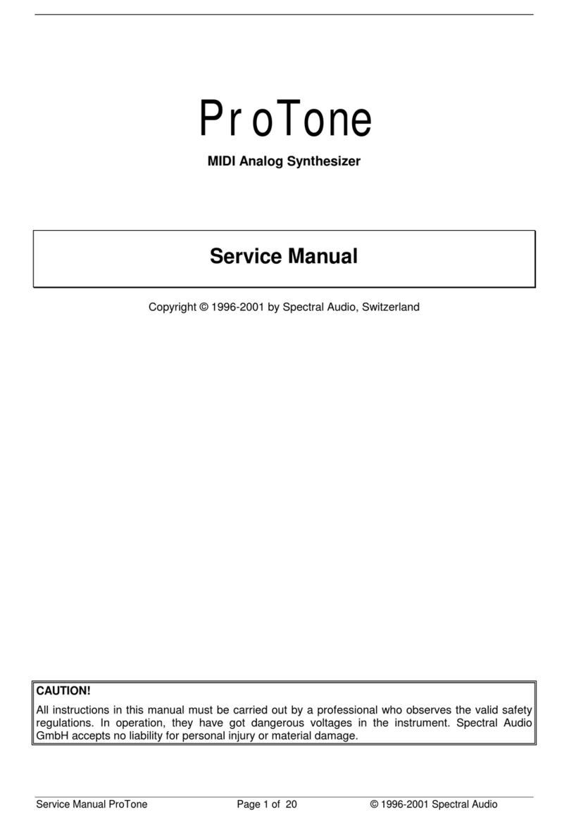 Spectral Audio ProTone Service manual