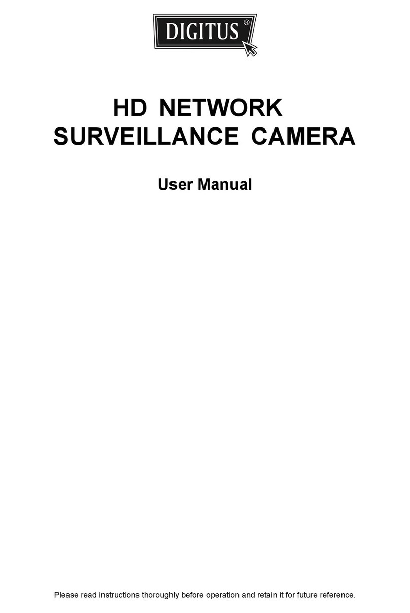 Digitus HD NETWORK SURVEILLANCE CAMERA User manual Digitus HD NETWORK SURVEILLANCE CAMERA User manual