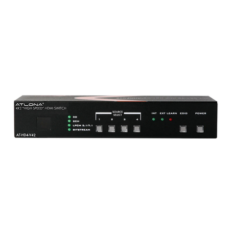Atlona AT-HD4-V42 User manual