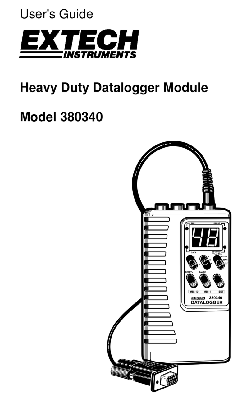 Extech Instruments 380340 User manual