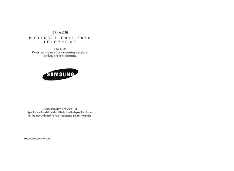 Samsung SPH-m620 User manual