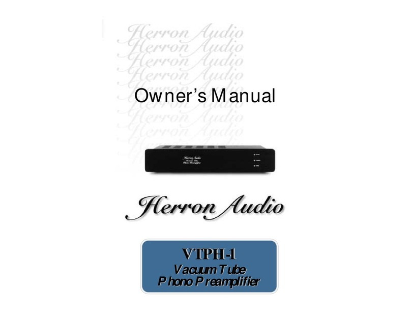 Herron Audio VTPH-1 User manual Herron Audio VTPH-1 User manual