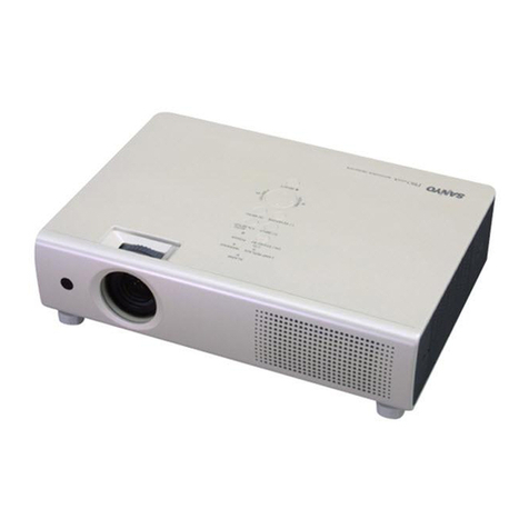 Sanyo PLC-XU101 User manual