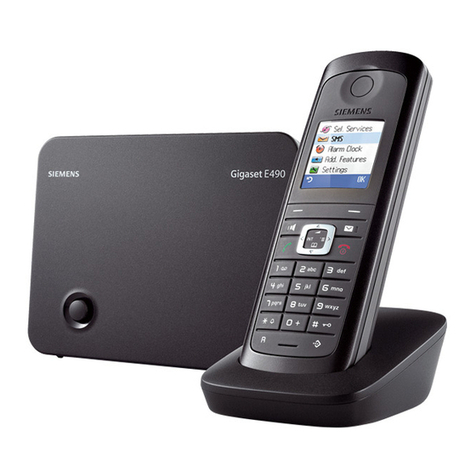 Gigaset E490 user guide