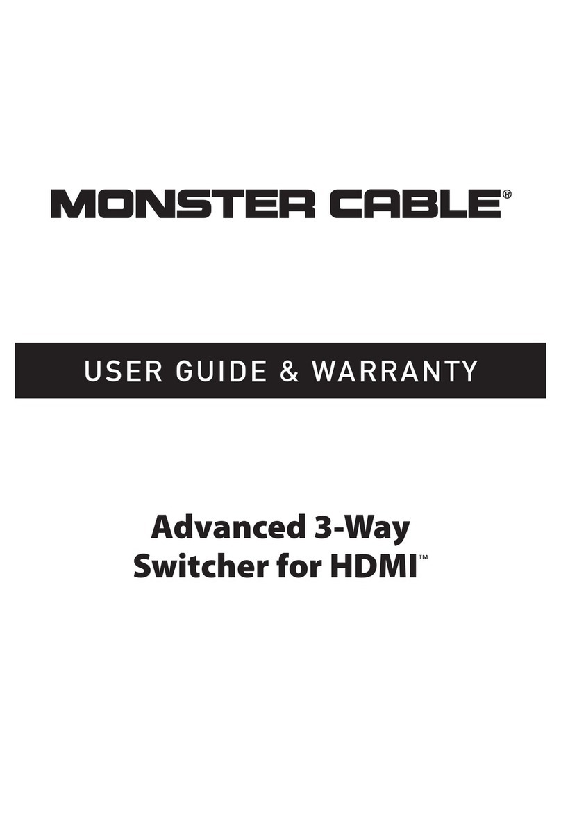 Monster Cable 3-Way Technical manual