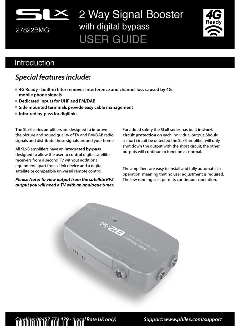 Philex SLX 27822BMG User manual