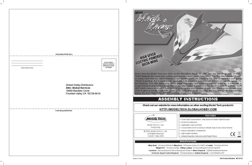 Model Technology Mini Mach Racer Assembly instructions