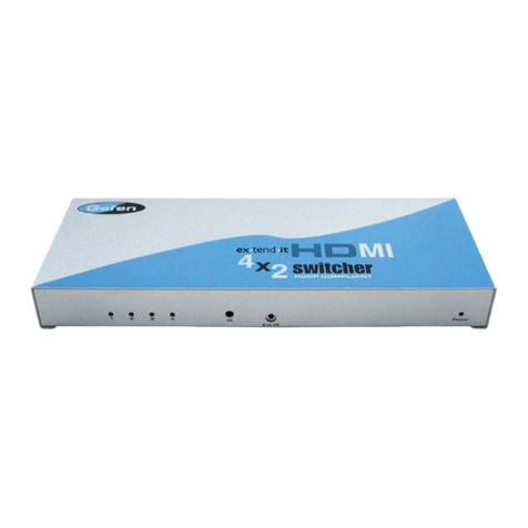 Gefen 4x2 HDMI User manual Gefen 4x2 HDMI User manual