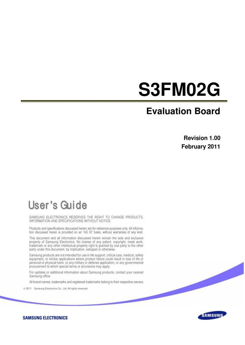 Samsung S3FM02G User manual
