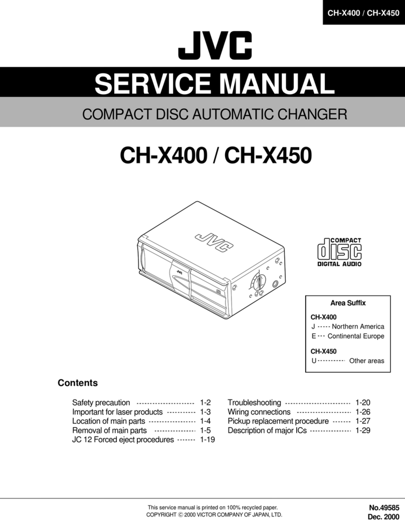 JVC CH-X400 User manual