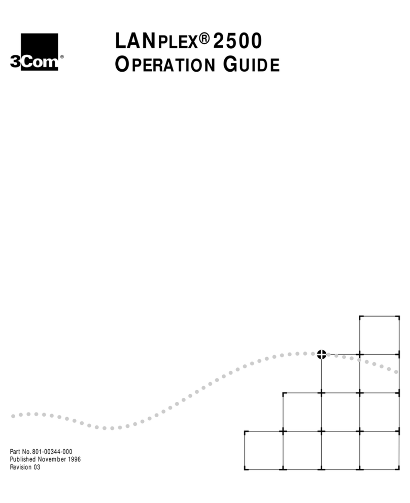 3Com LANPLEX 2500 User manual 3Com LANPLEX 2500 User manual