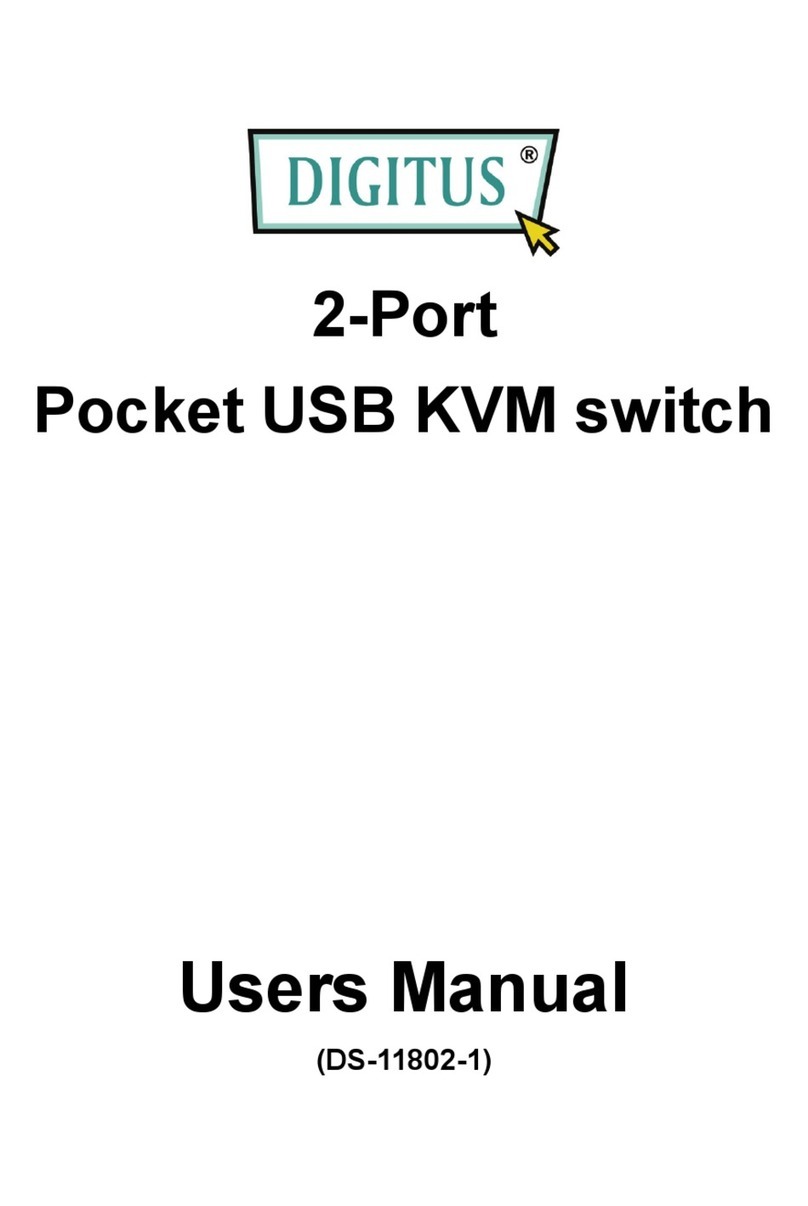 Digitus Pocket USB KVM switch User manual Digitus Pocket USB KVM switch User manual