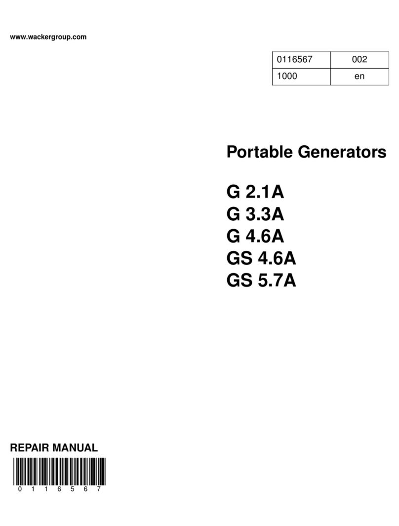 Wacker Neuson G 2.1A Operating instructions