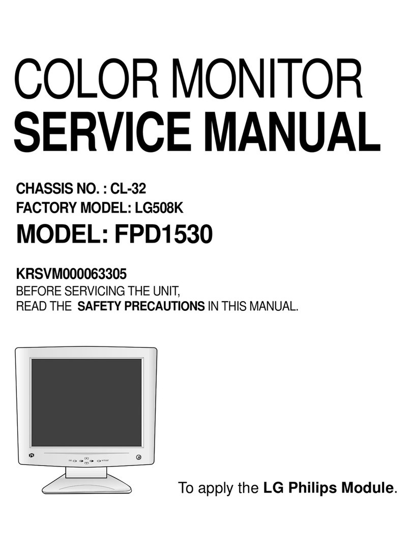 LG FPD1530 User manual