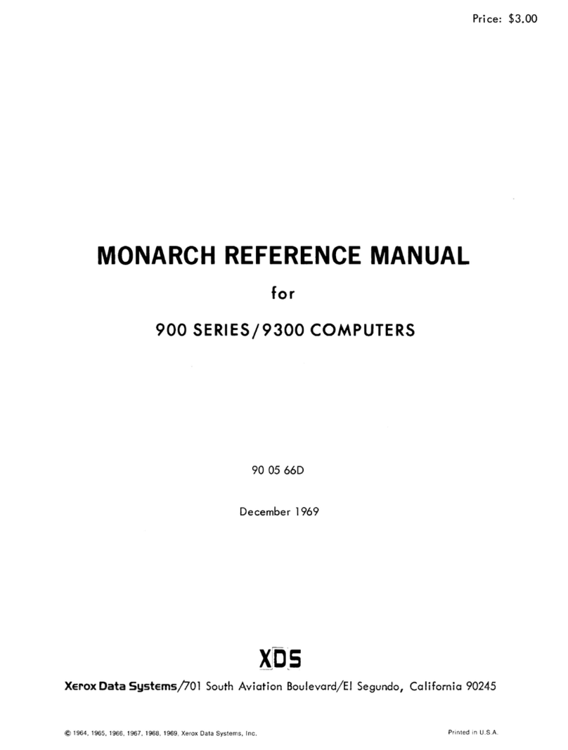 XDS 9300 Reference manual