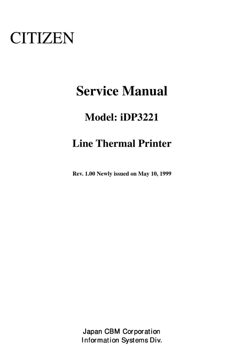 Citizen iDP-3221 Series User manual