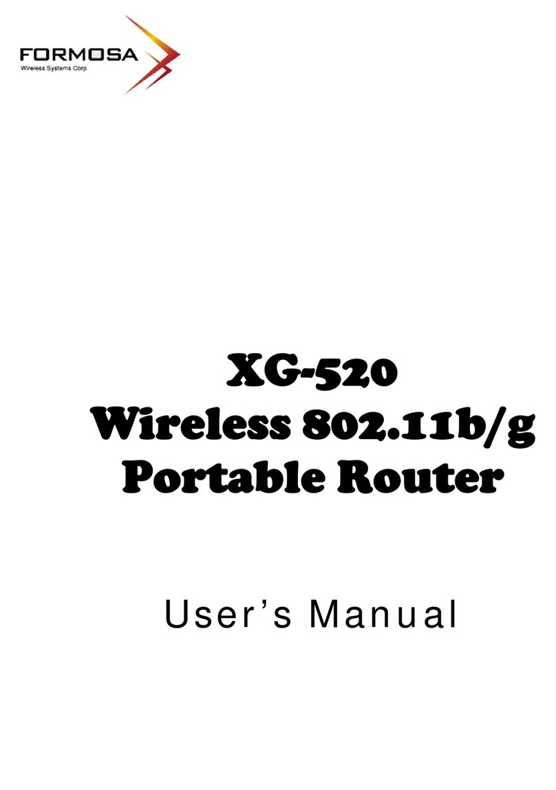 Formosa XG-520 user manual