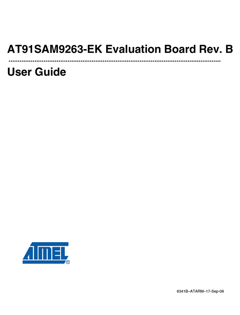 Atmel AT91SAM9263-EK User manual
