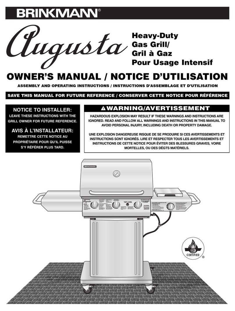 Brinkmann Augusta User manual Brinkmann Augusta User manual