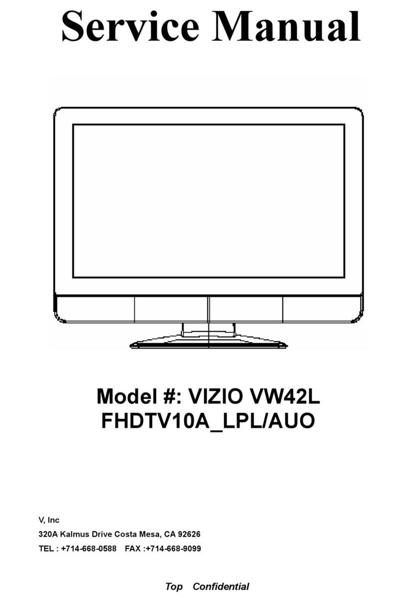 Vizio VW42L - 42 Inch LCD HDTV User manual Vizio VW42L - 42 Inch LCD HDTV User manual