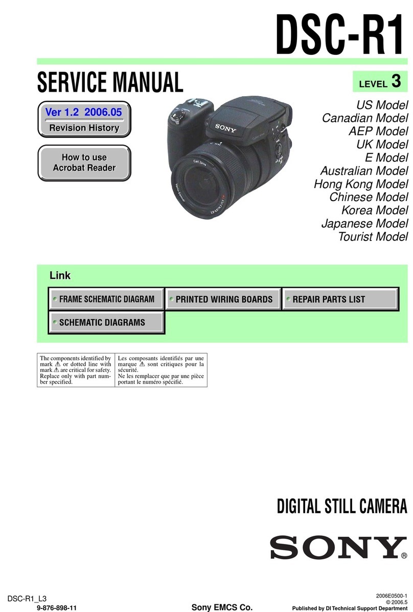 Sony DIGITAL STILL CAMERA DSC-R1 User manual