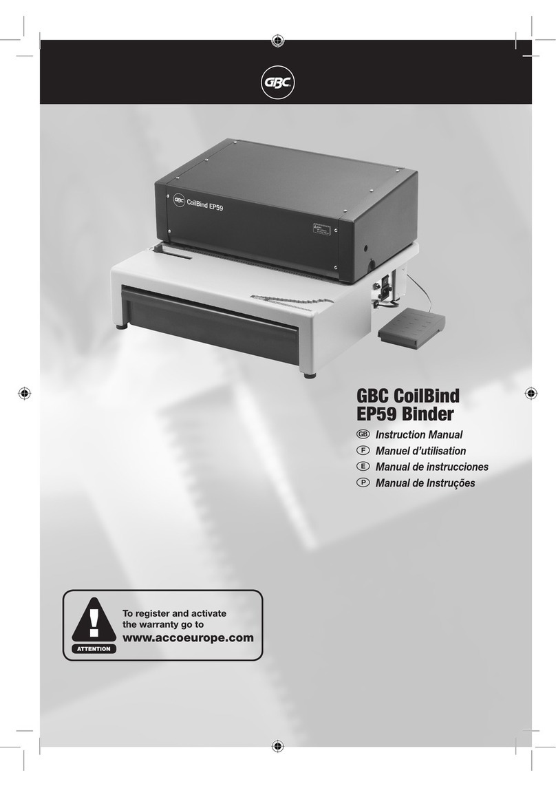 GBC CoilBind EP59 User manual