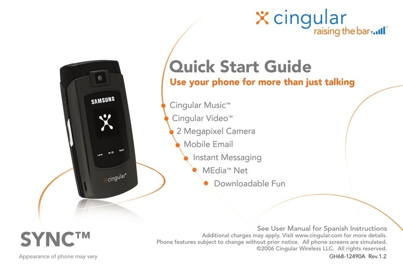 Samsung Cingular User manual