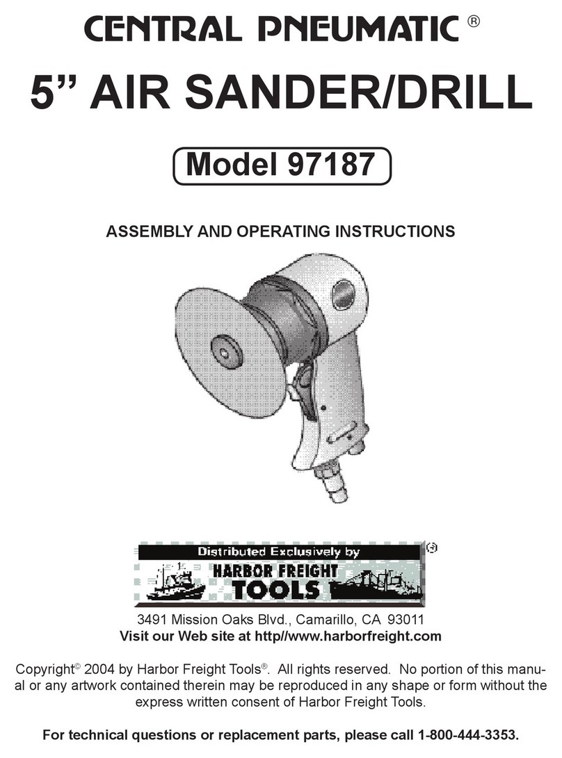 Central Pneumatic 97187 Assembly and operating instructions