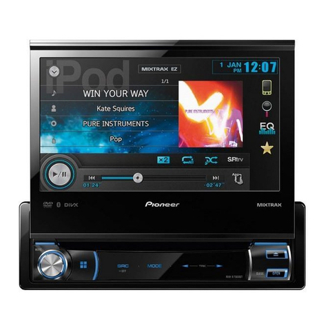 Pioneer AVH-X7500BT User manual