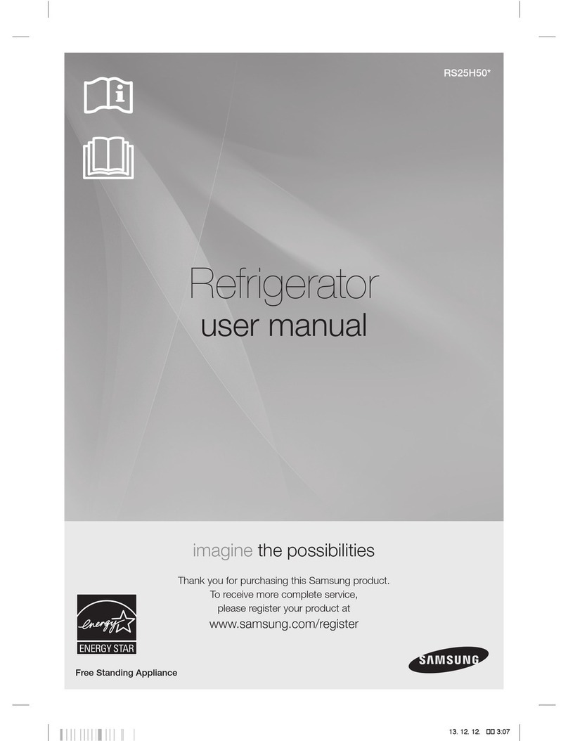 Samsung RS25H50 SERIES user manual Samsung RS25H50 SERIES user manual