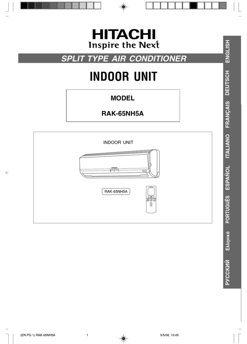 Hitachi RAK-65NH5A User manual