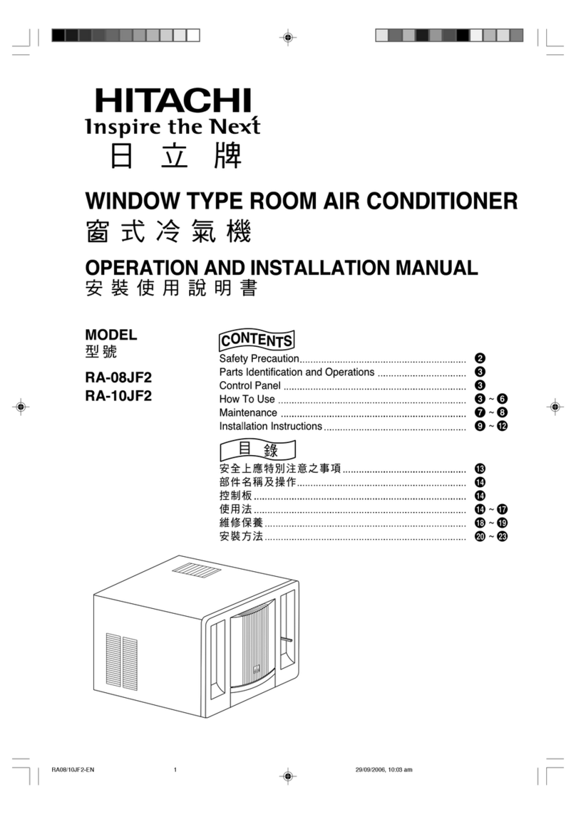 Hitachi RA-08JF2 User manual