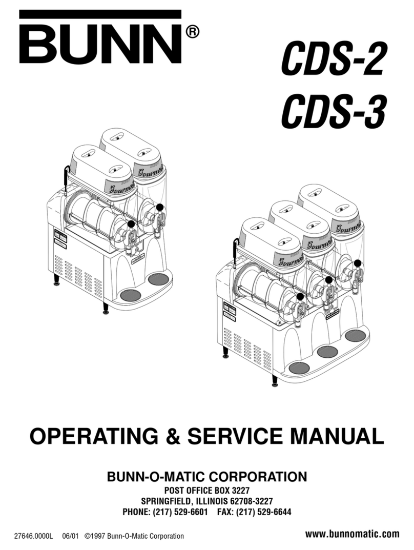 Bunn CDS-2 OPERATING & SERVICE MANUAL