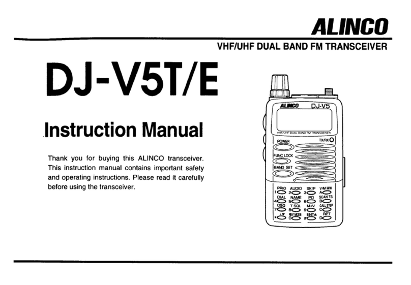 Alinco DJ-V5T/E User manual
