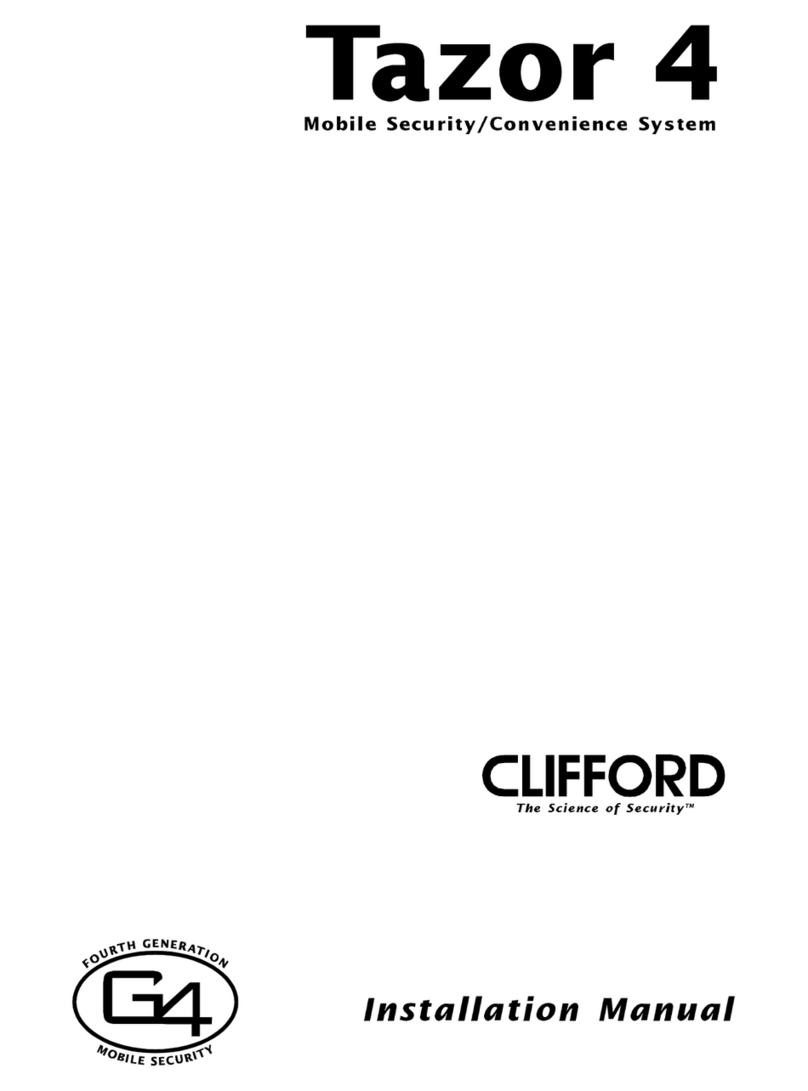Clifford Tazor 4 installation manual