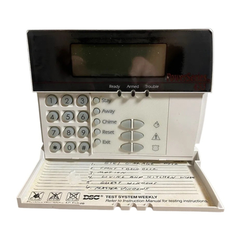 DSC LCD5501Z User manual