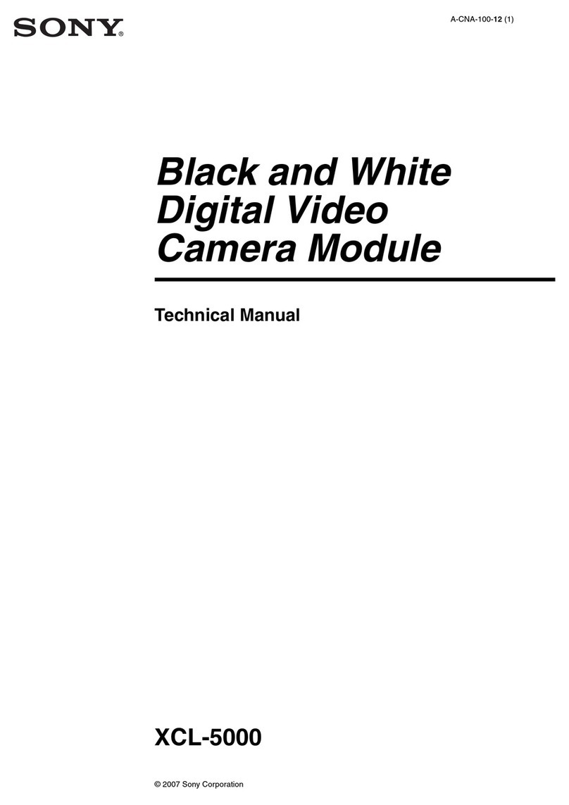Sony XCL-5000 User manual