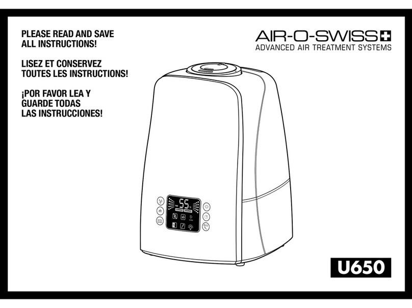 Air-O-Swiss U650 instructions
