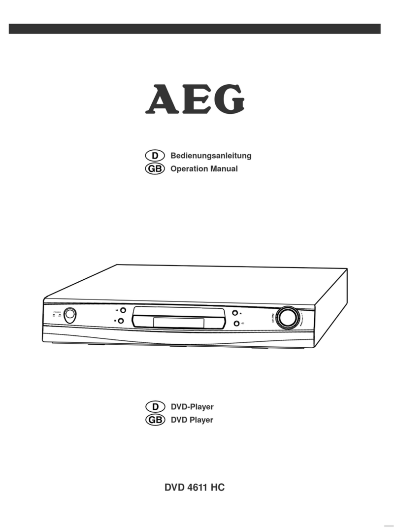 AEG DVD 4611 HC User manual