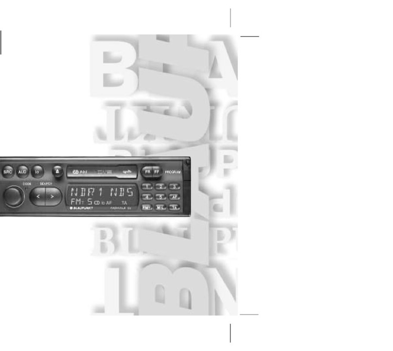 Blaupunkt Nashville DJ User manual